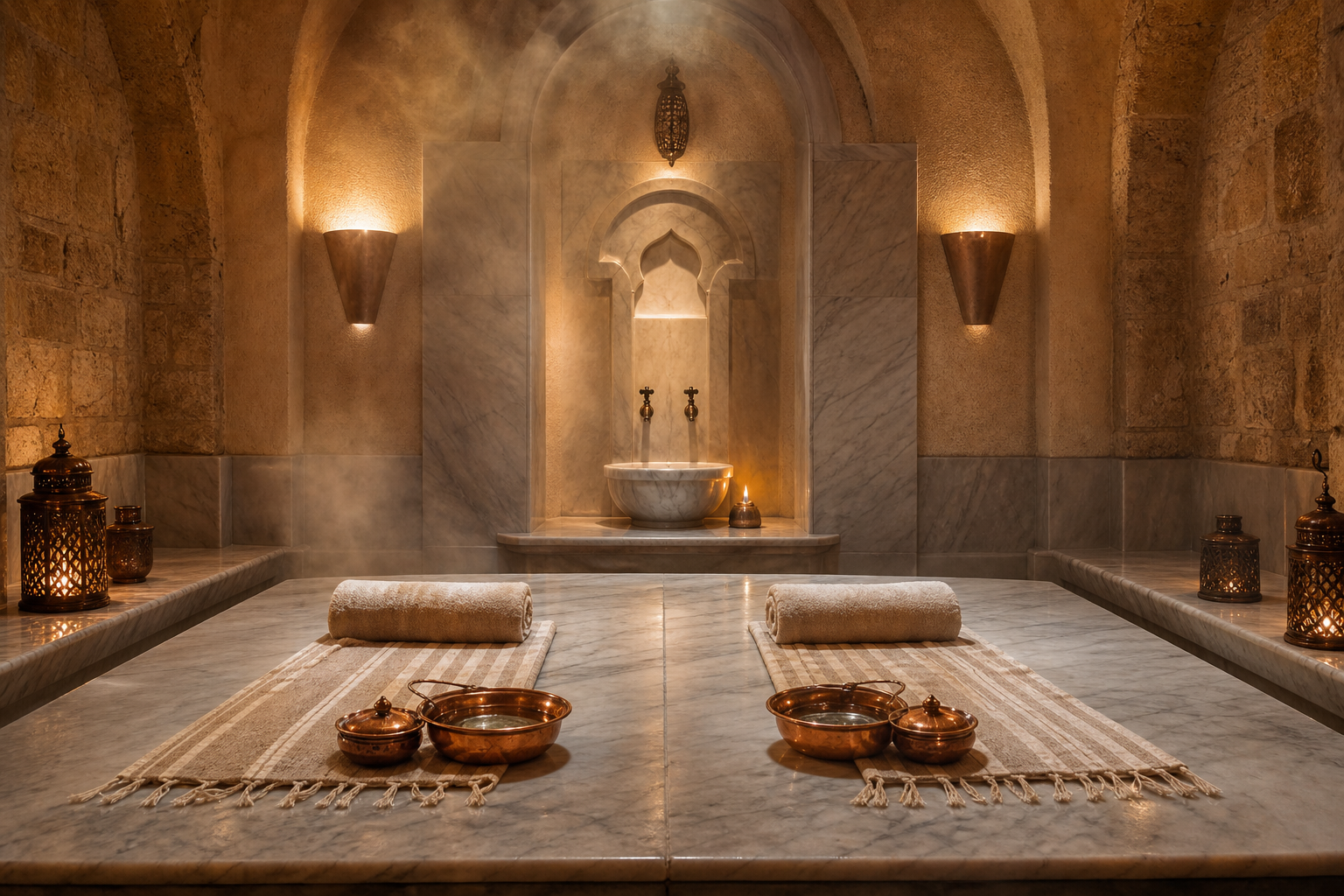 Private hammam room in Cappadocia